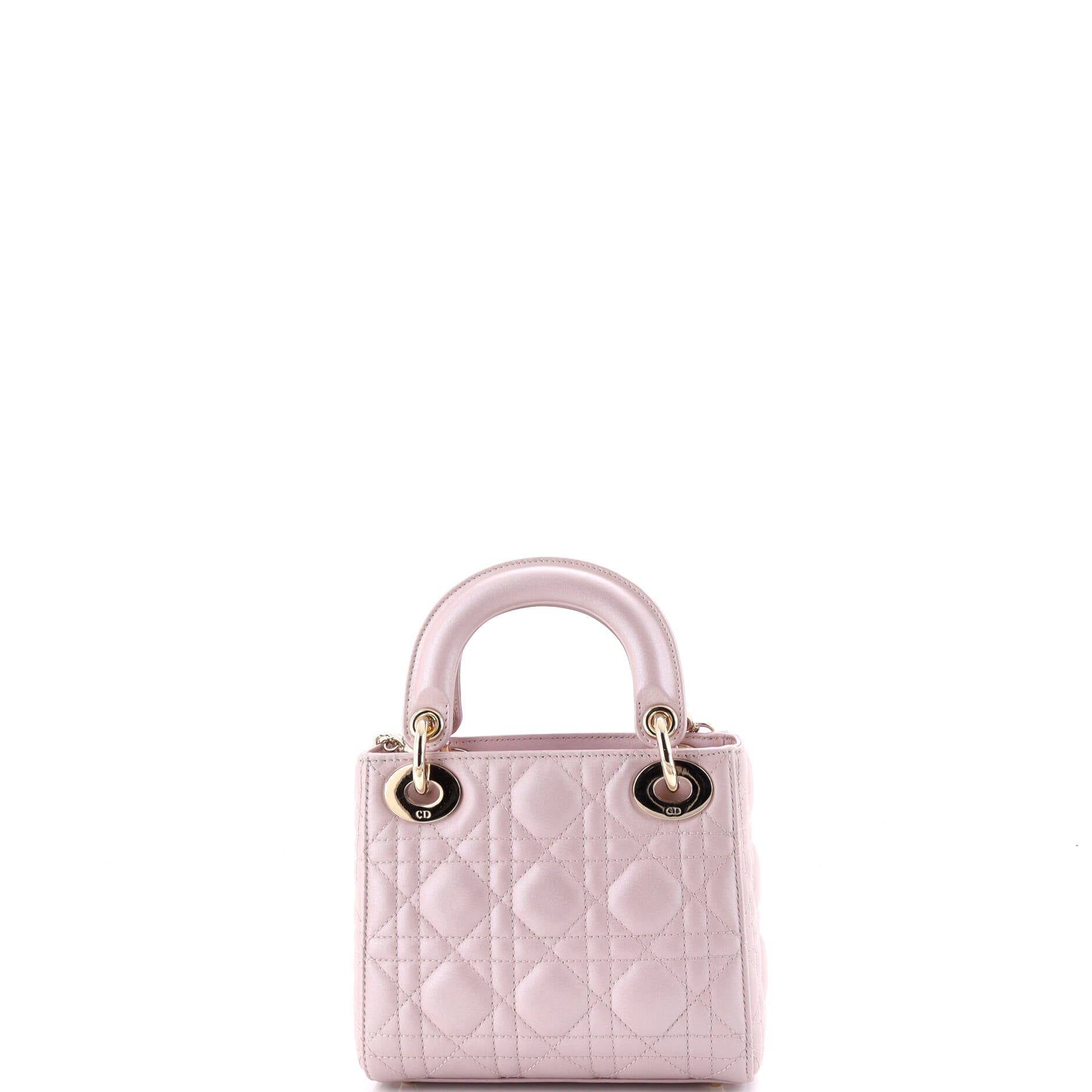 Lady Dior Chain Bag Cannage Quilt Lambskin Mini