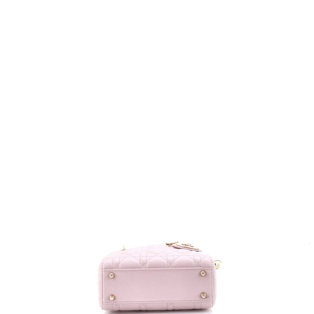 Lady Dior Chain Bag Cannage Quilt Lambskin Mini