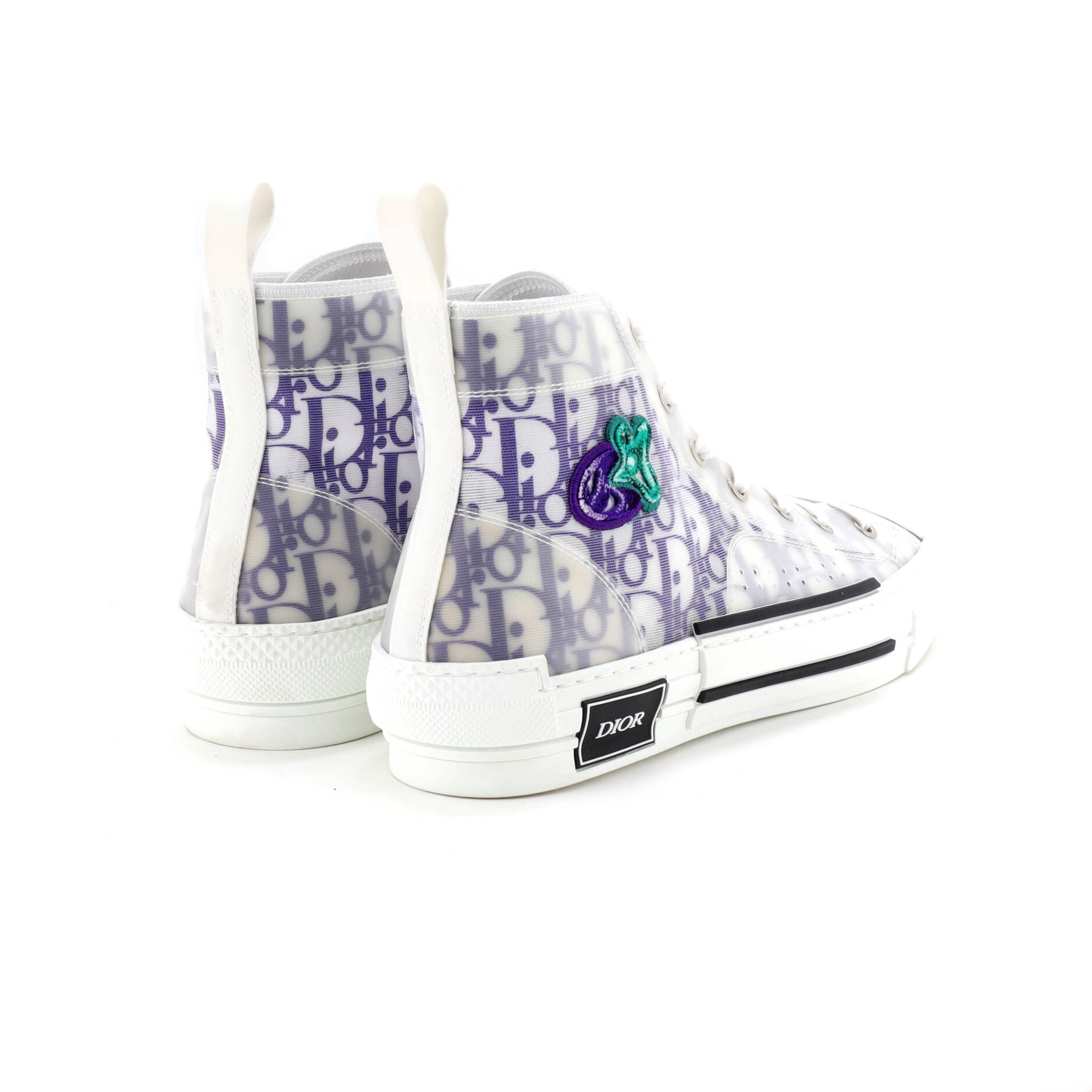 x Kenny Scharf Men's B23 High-Top Sneakers Oblique Coated Canvas and PVC