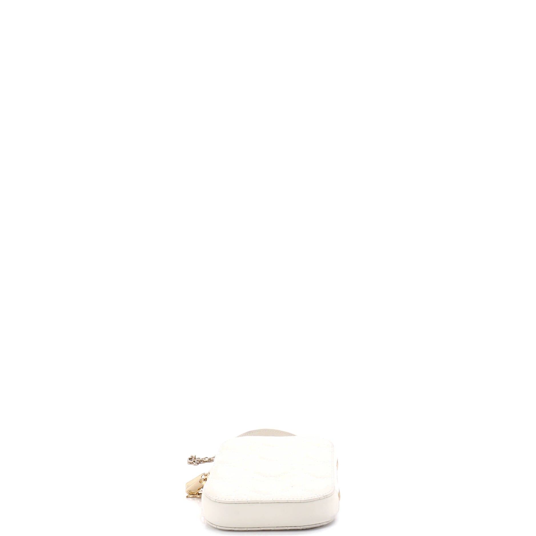 Lady Dior Phone Holder on Chain Cannage Quilt Lambskin