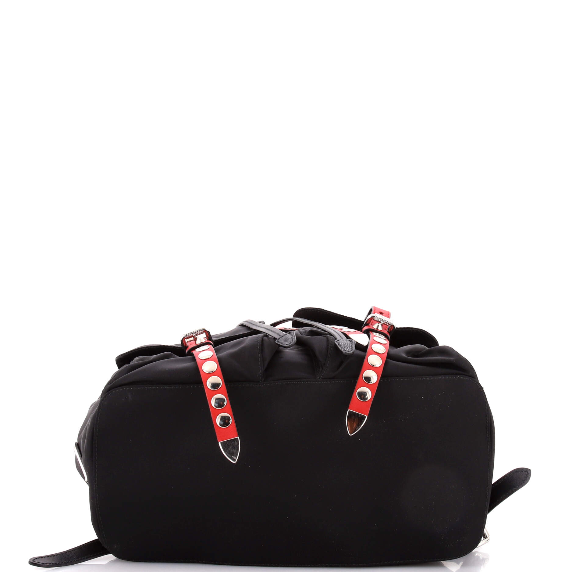 New Vela Backpack Tessuto with Studded Leather