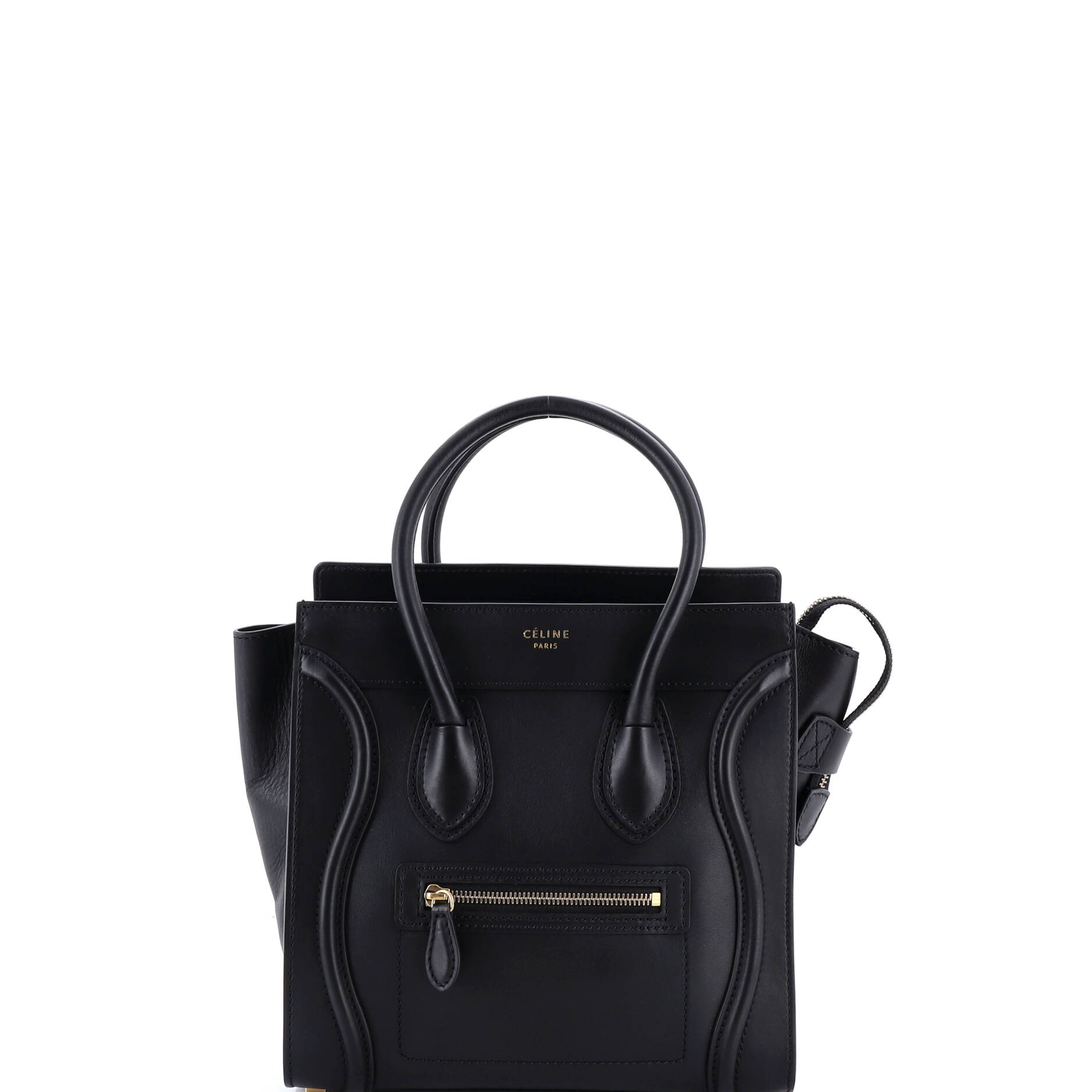 Luggage Bag Smooth Leather Micro