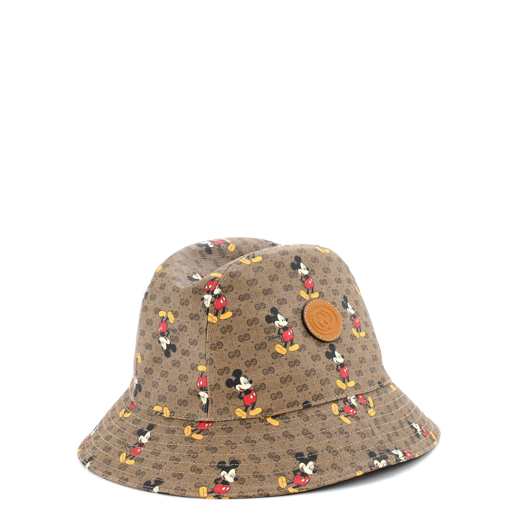 Disney Mickey Mouse Bucket Hat Printed Mini GG Coated Canvas