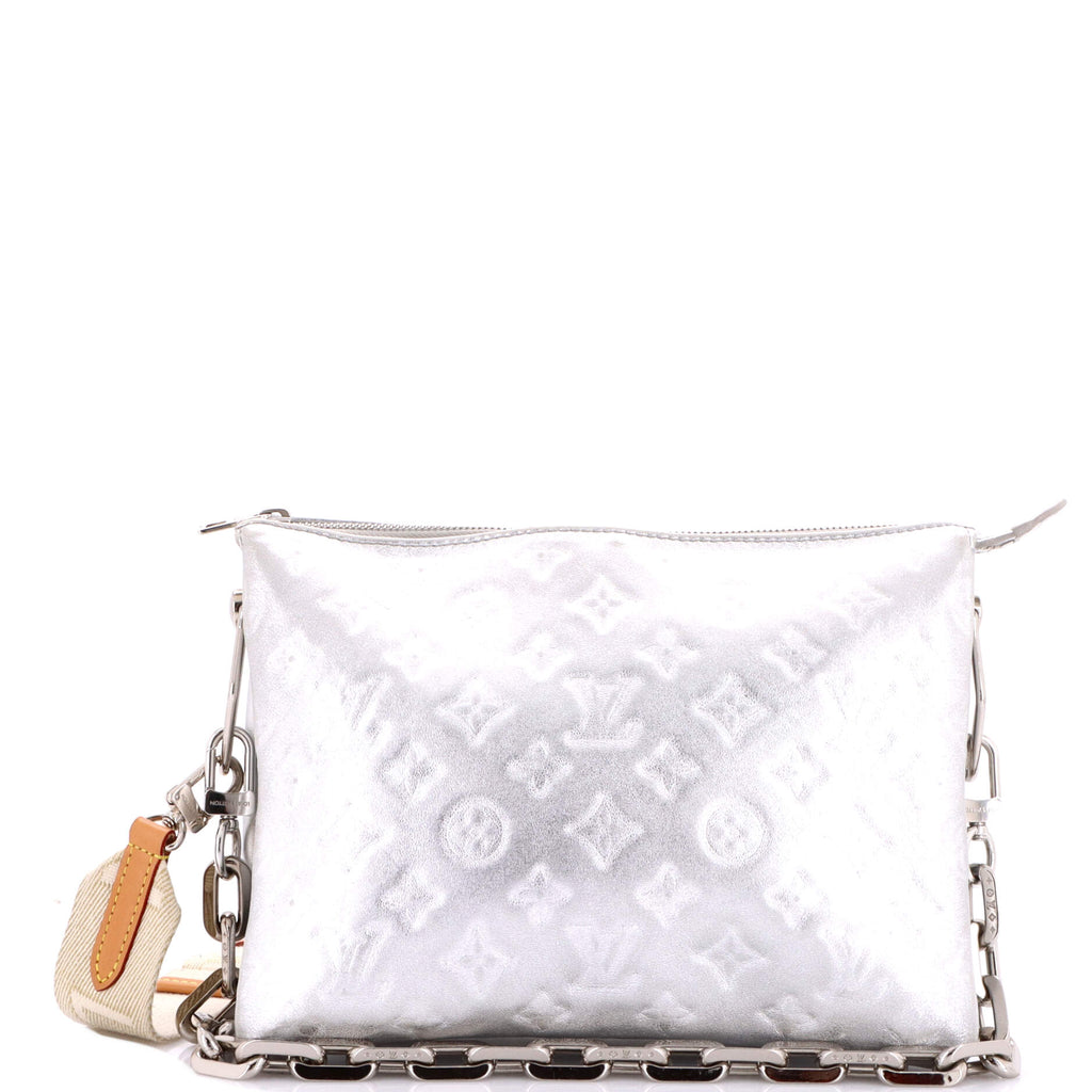 Coussin Bag Monogram Embossed Lambskin PM