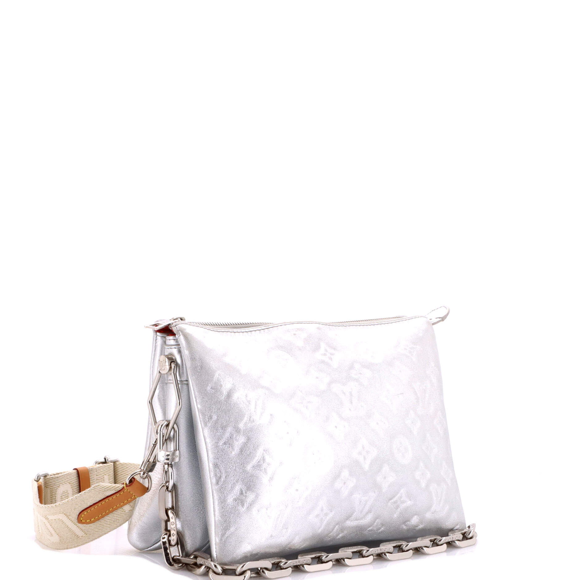 Coussin Bag Monogram Embossed Lambskin PM
