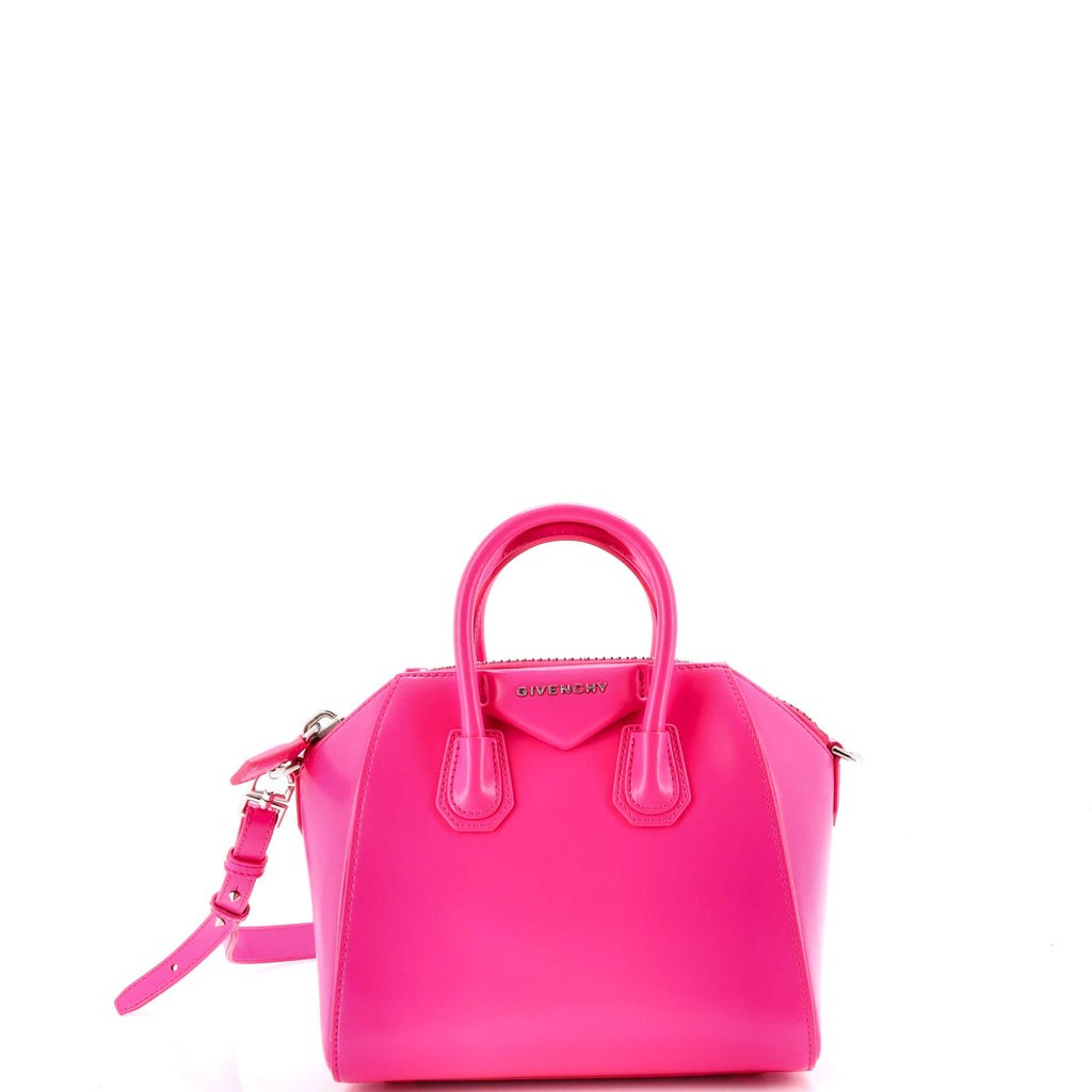 Antigona Bag Glazed Leather Mini