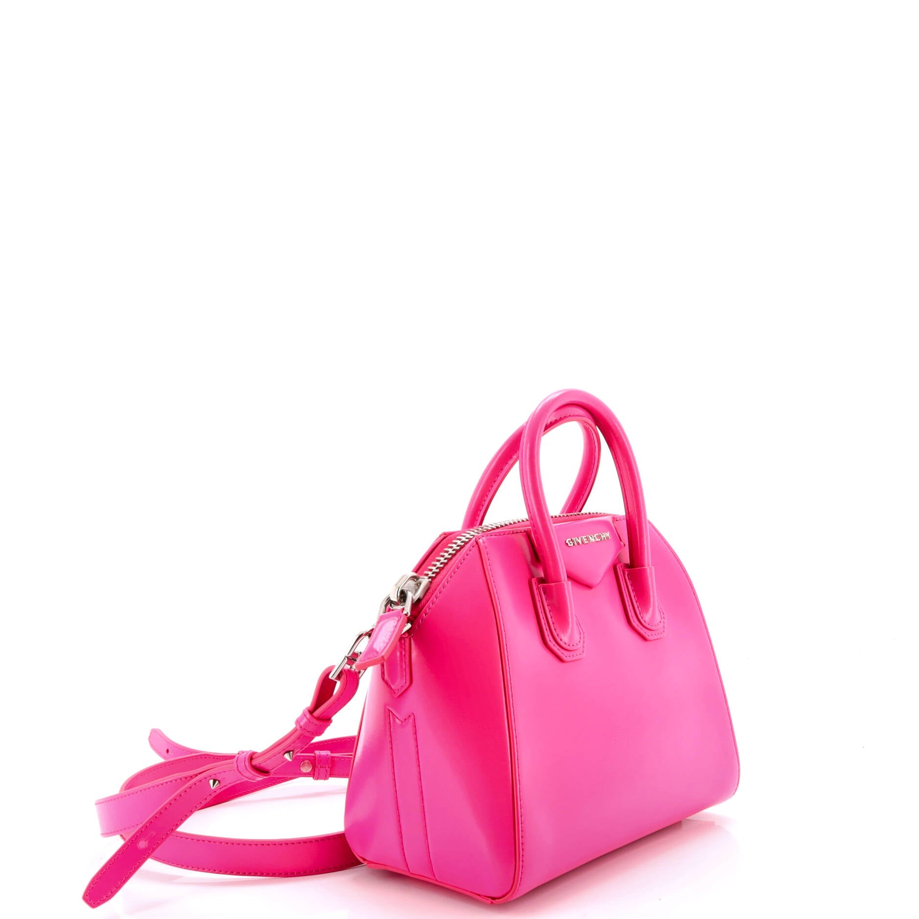 Antigona Bag Glazed Leather Mini