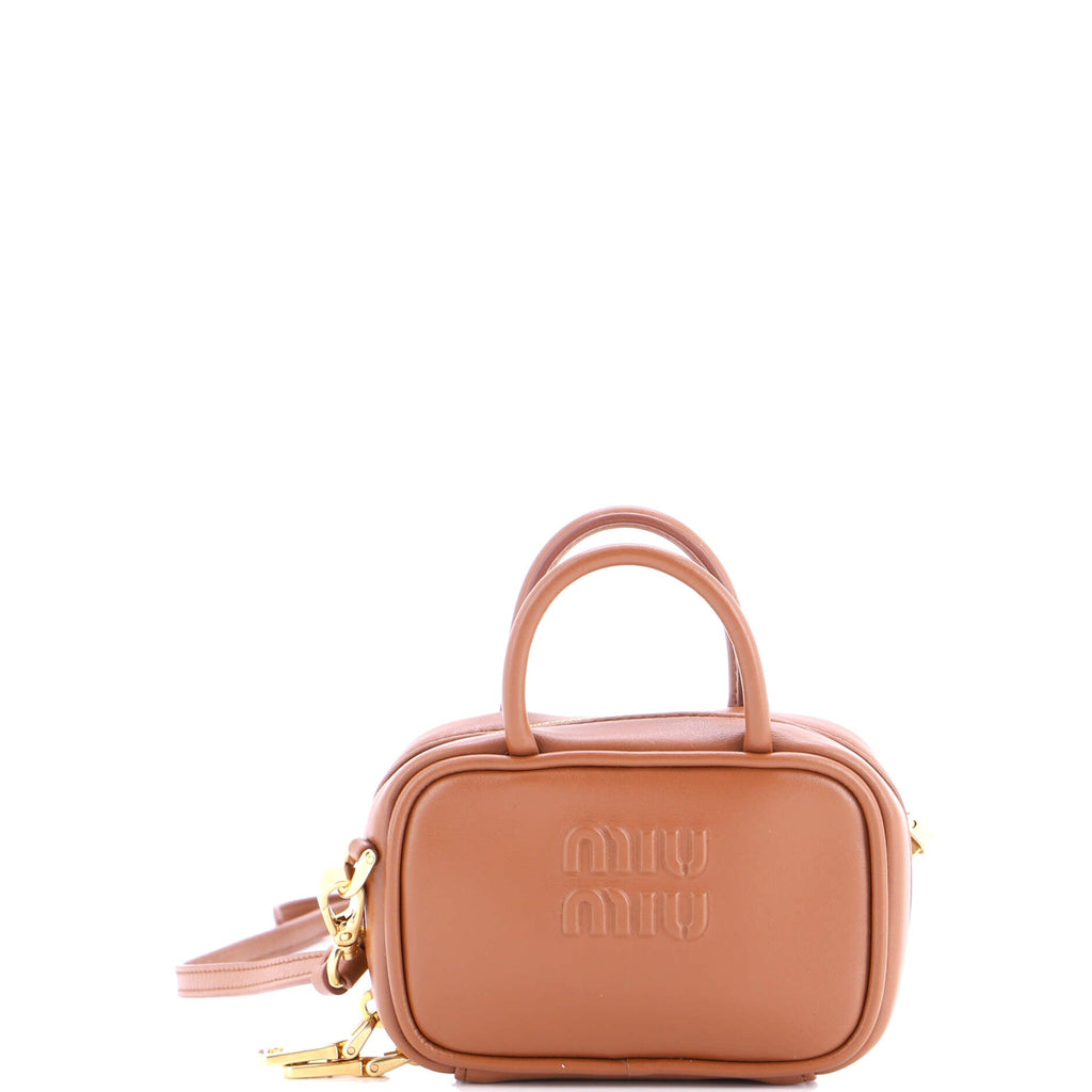 Beau Top Handle Bag Leather Micro