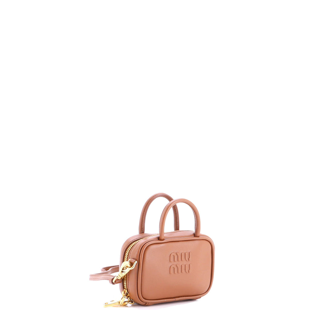 Beau Top Handle Bag Leather Micro