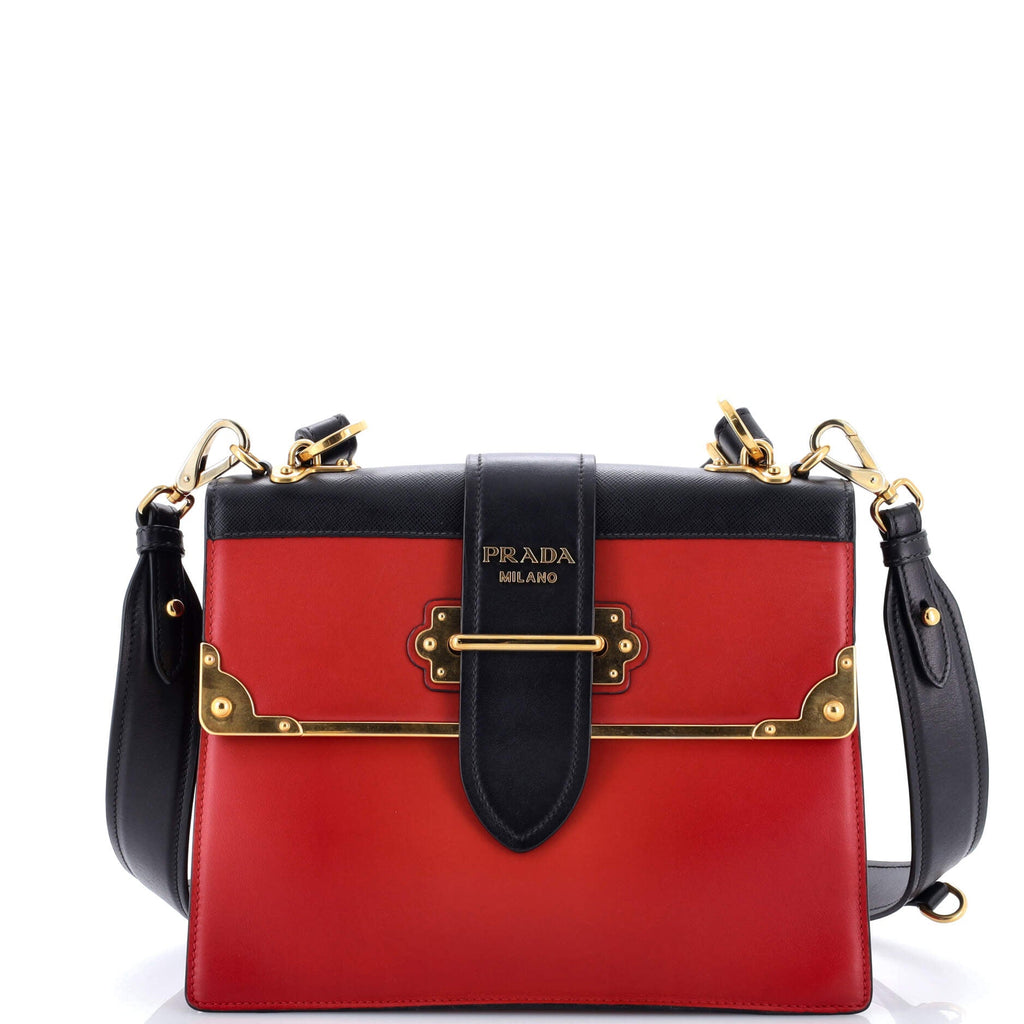 Cahier Convertible Shoulder Bag City Calf and Saffiano Medium