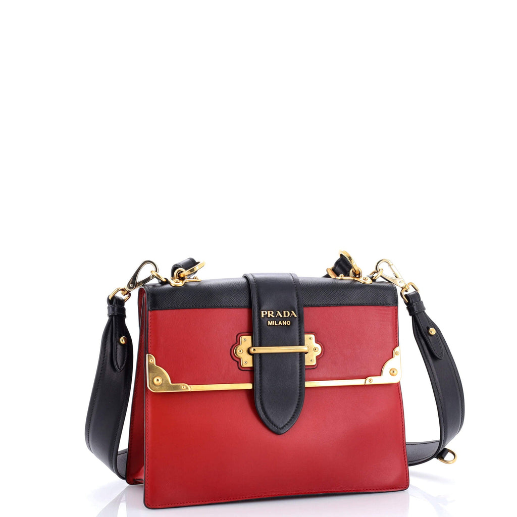 Cahier Convertible Shoulder Bag City Calf and Saffiano Medium