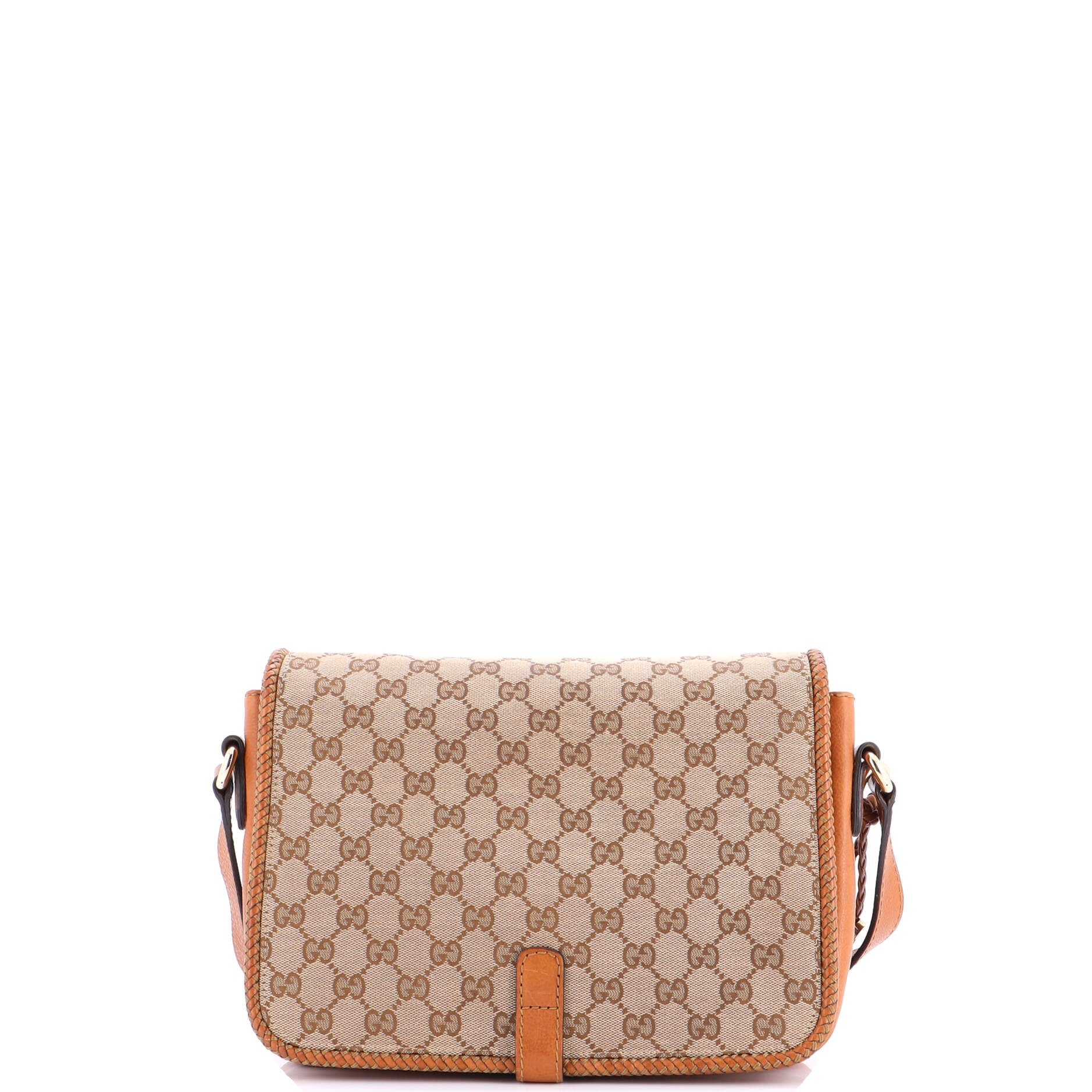 Marrakech Messenger Bag GG Canvas with Leather Medium