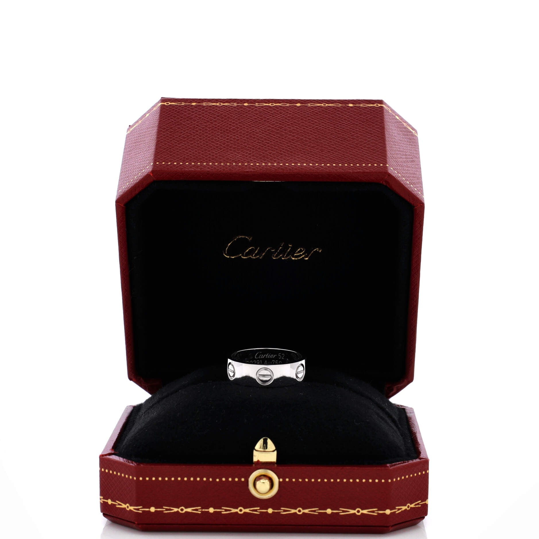 Love Band Ring 18K White Gold