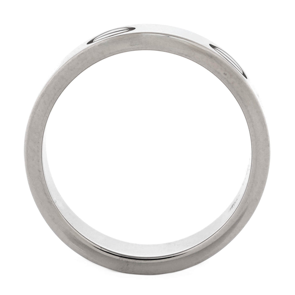 Love Band Ring 18K White Gold