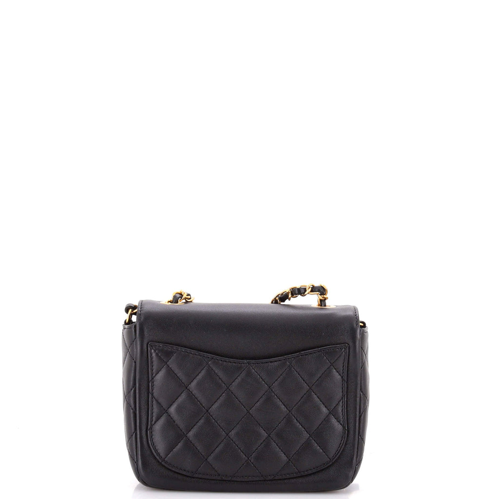 Giant Crystal CC Flap Bag Lambskin Mini
