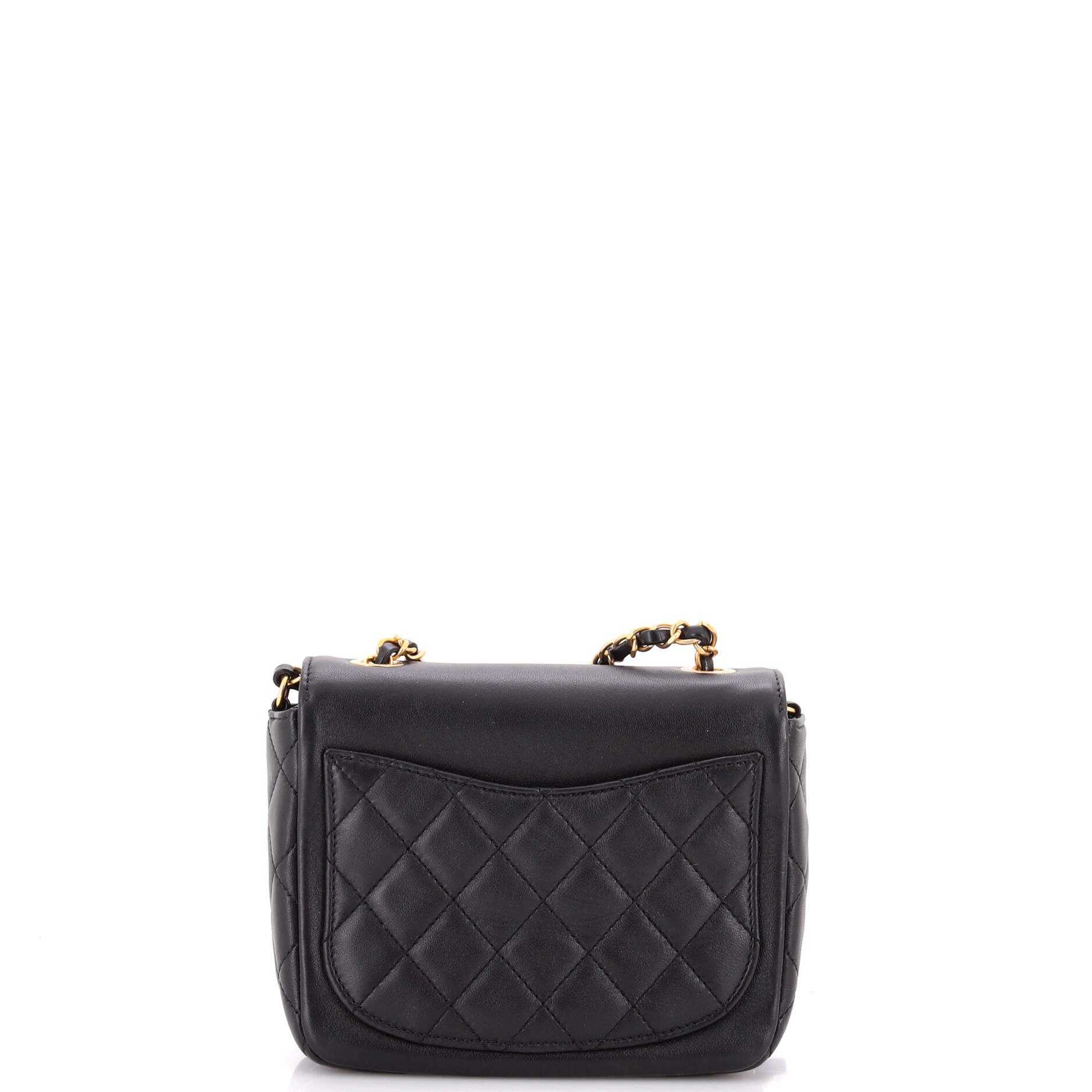 Giant Crystal CC Flap Bag Lambskin Mini