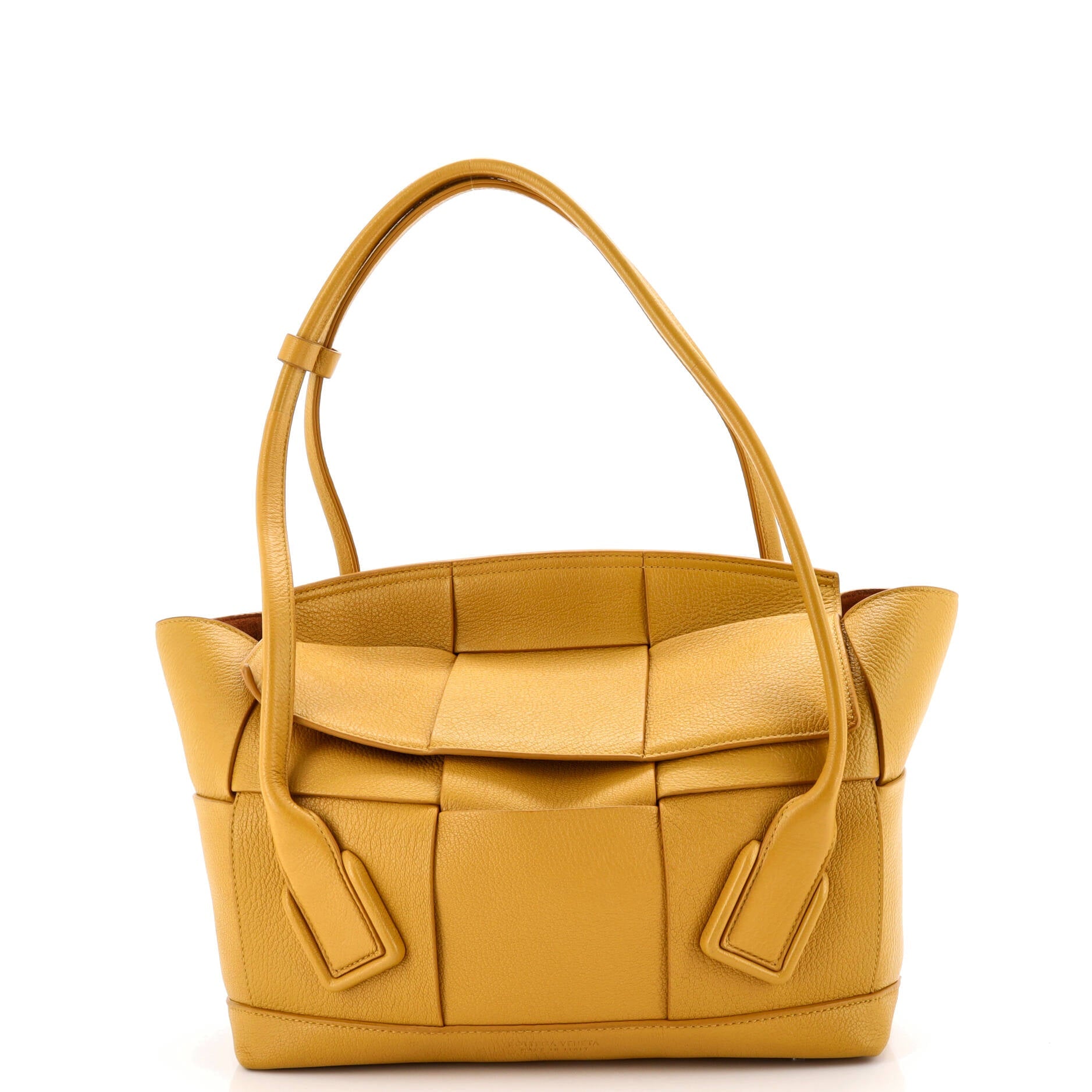 Arco Bag Maxi Intrecciato Leather Medium