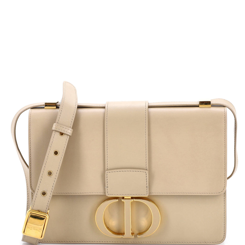 30 Montaigne Flap Bag Leather