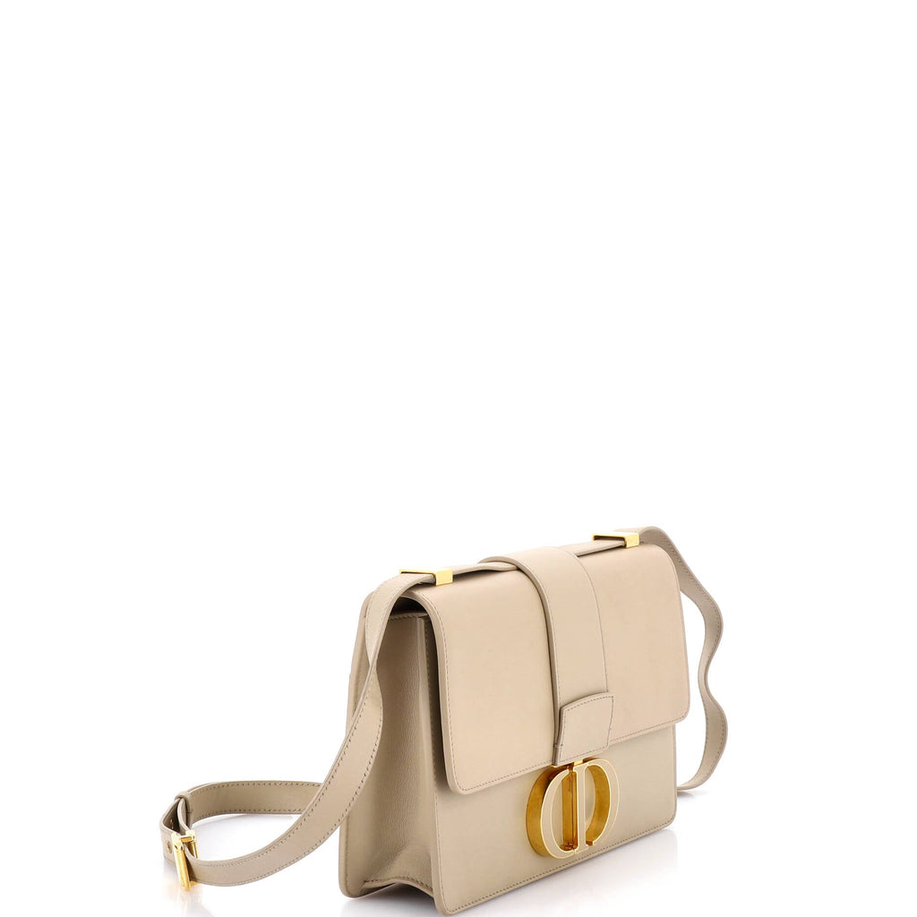 30 Montaigne Flap Bag Leather