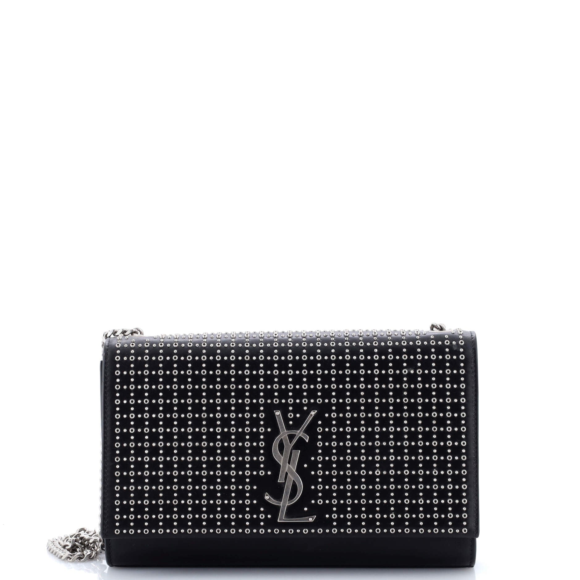 Classic Monogram Crossbody Bag Studded Leather Medium