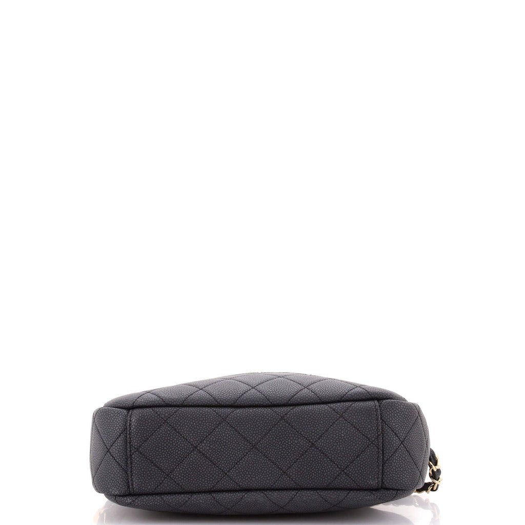 Coco Tassel Camera Case Quilted Caviar Large
