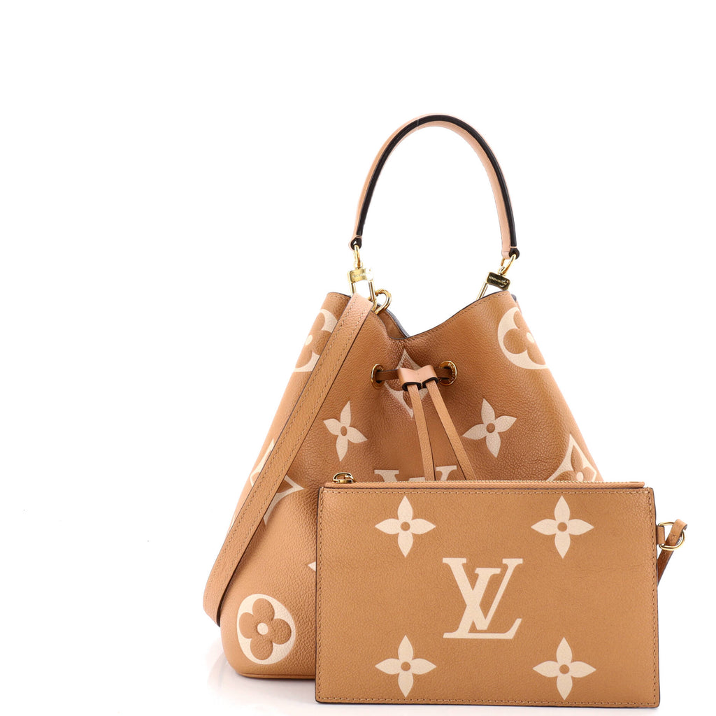 NeoNoe Handbag Bicolor Monogram Empreinte Giant MM