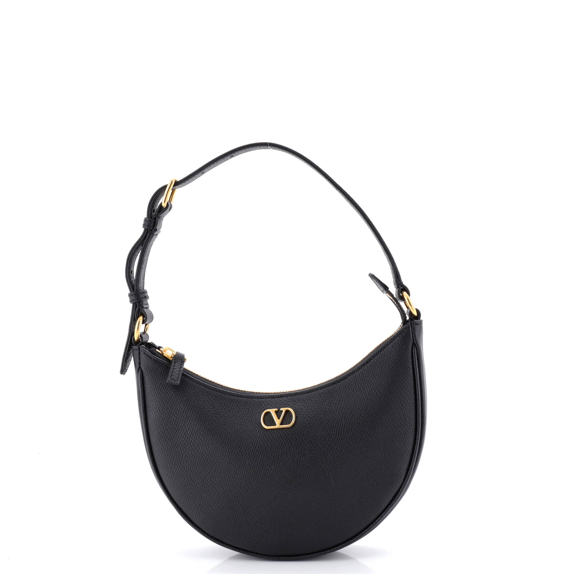 Crescent Hobo Leather Mini