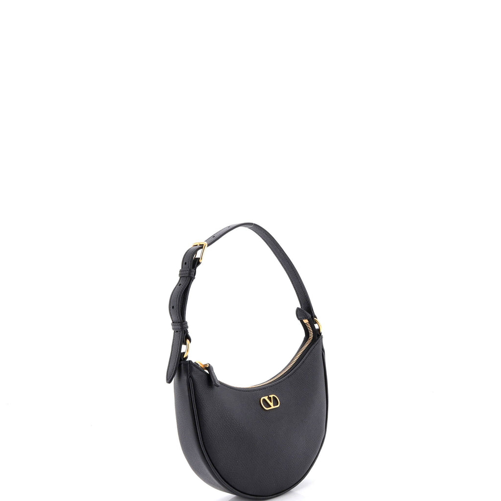 Crescent Hobo Leather Mini