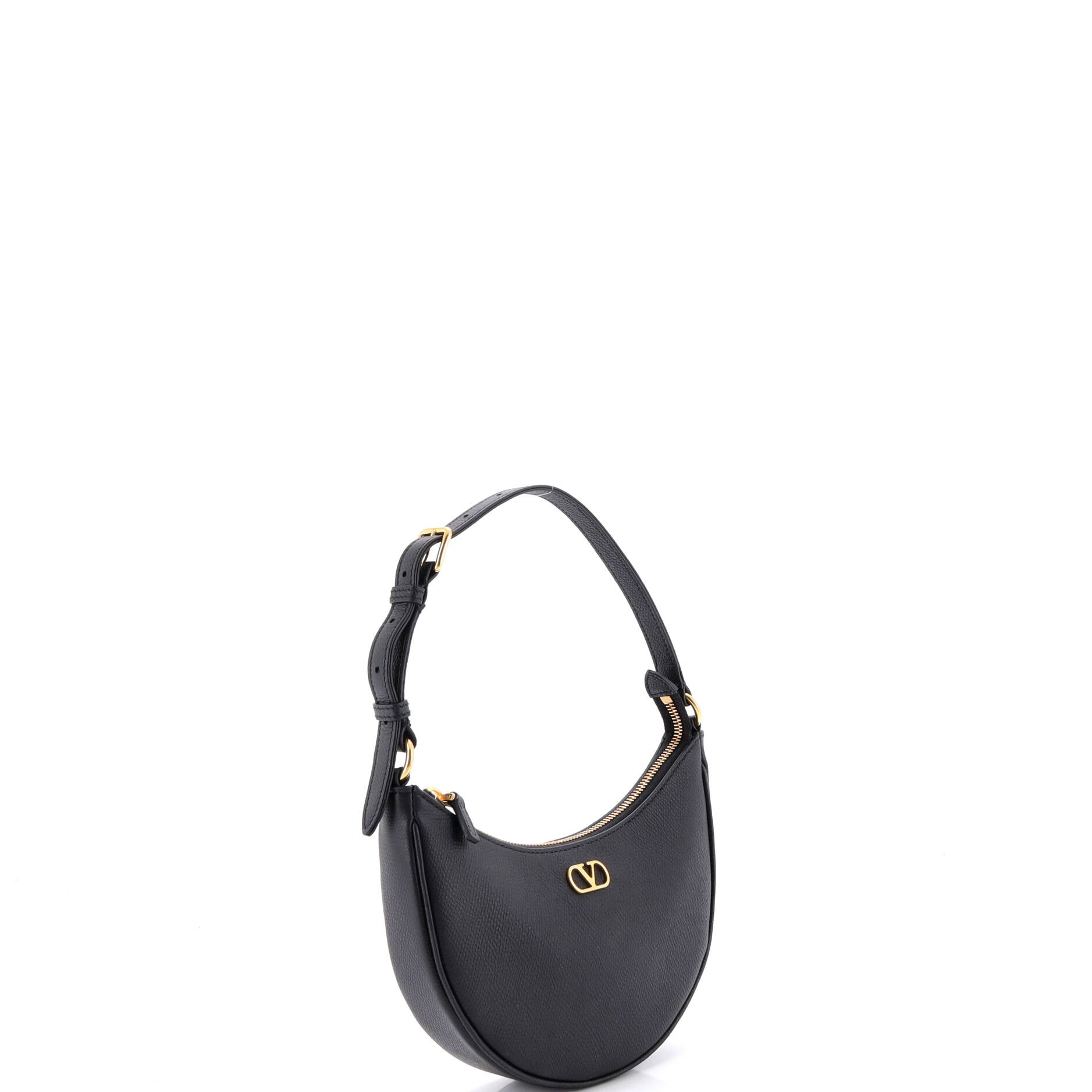 Crescent Hobo Leather Mini