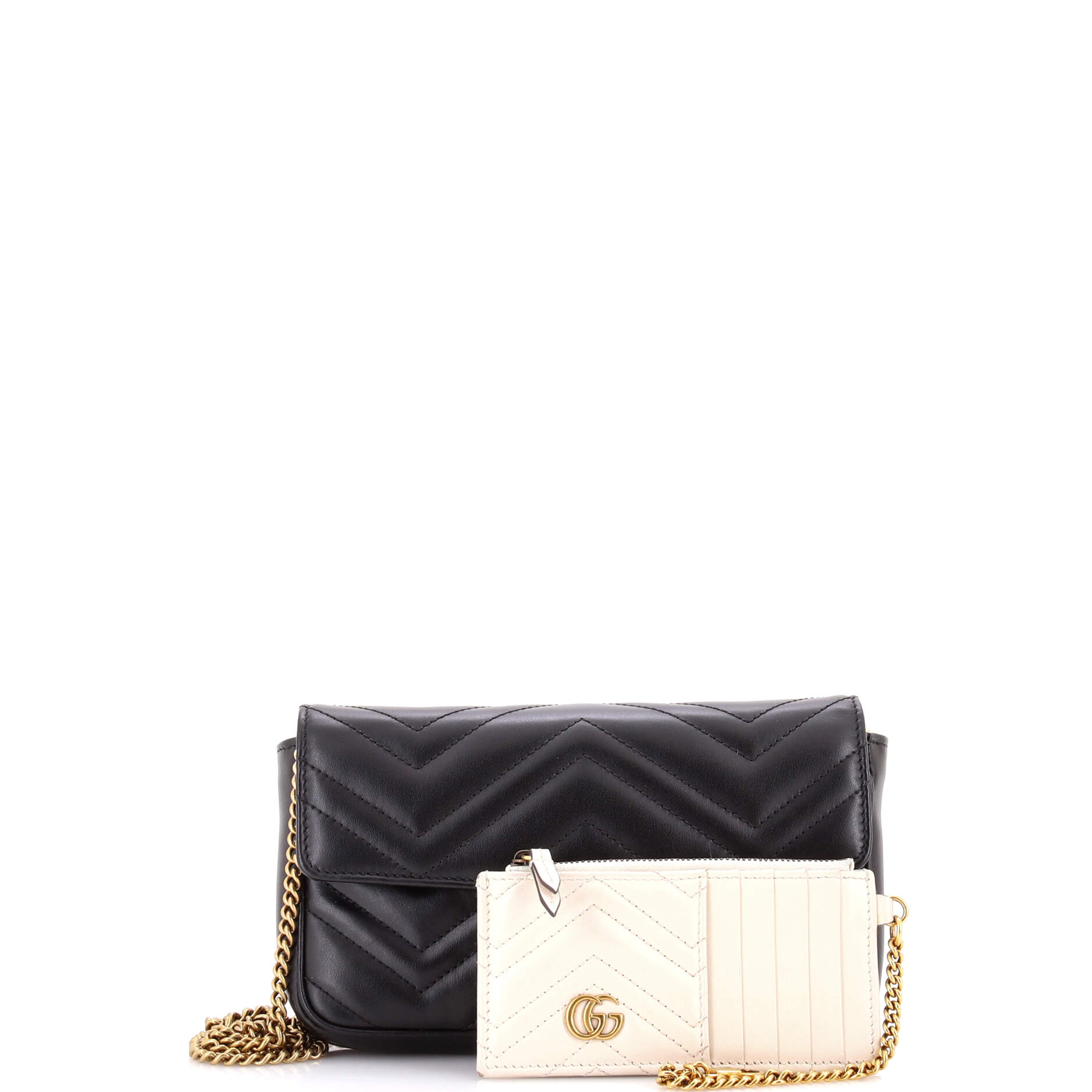 GG Marmont Wallet on Chain Matelasse Leather Mini