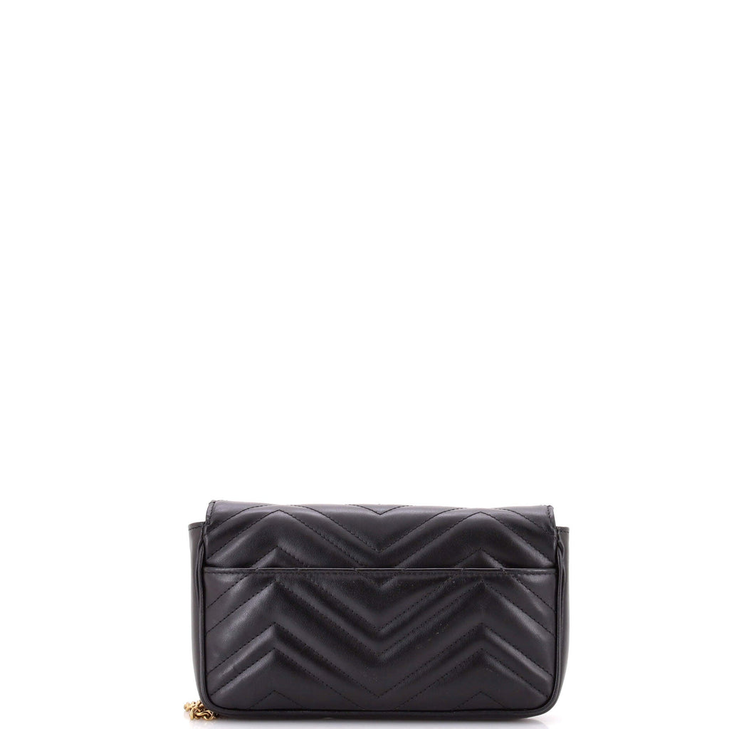 GG Marmont Wallet on Chain Matelasse Leather Mini