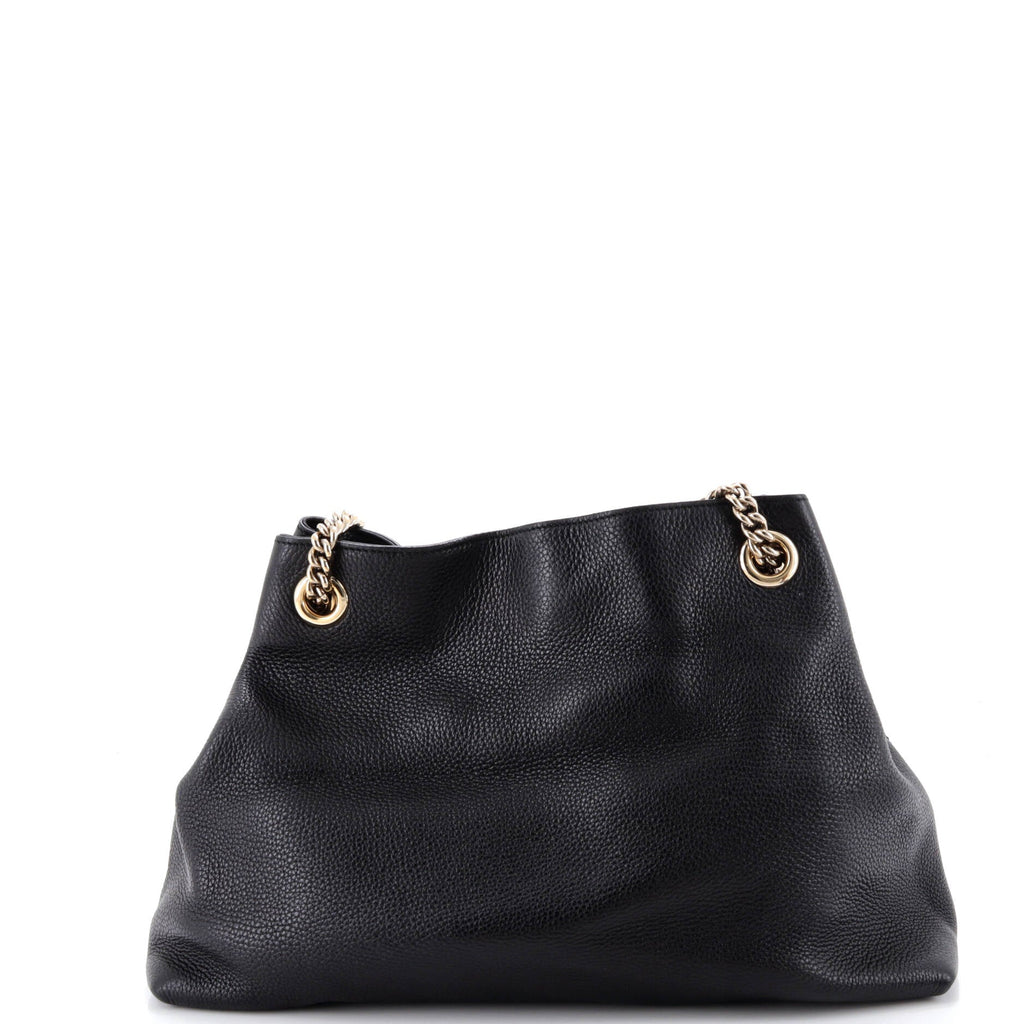 Soho Chain Strap Shoulder Bag Leather Medium