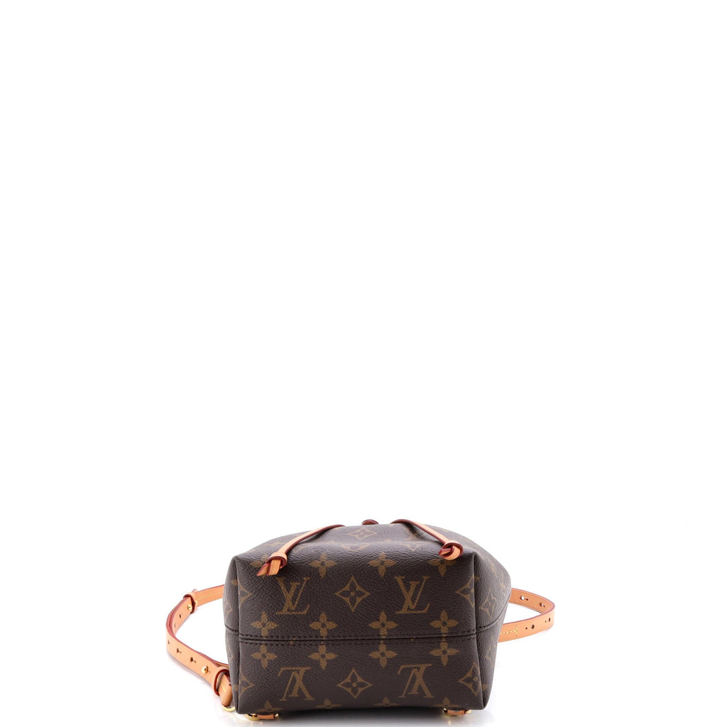 Montsouris NM Backpack Monogram Canvas with Leather BB