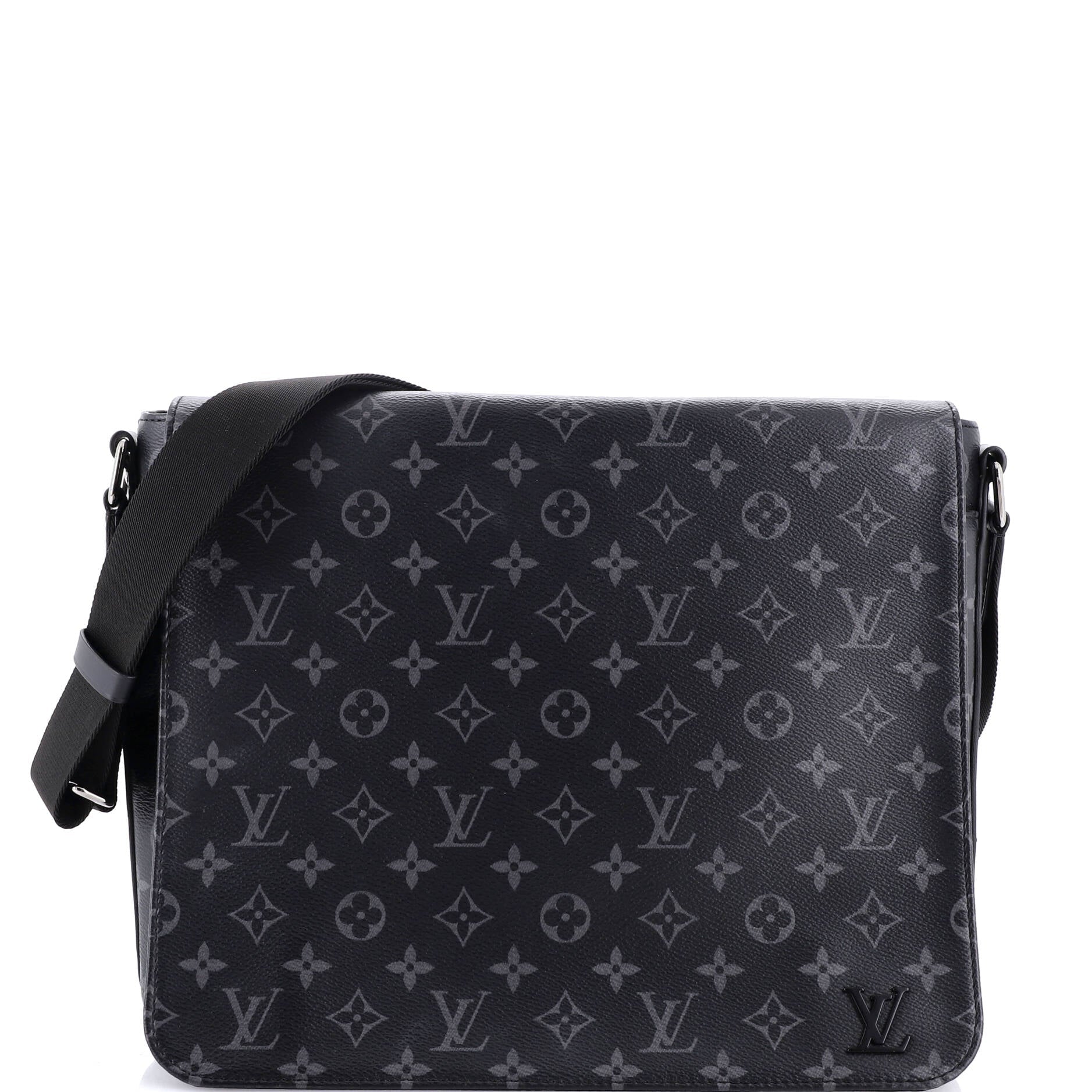 District Messenger Bag Monogram Eclipse Canvas MM