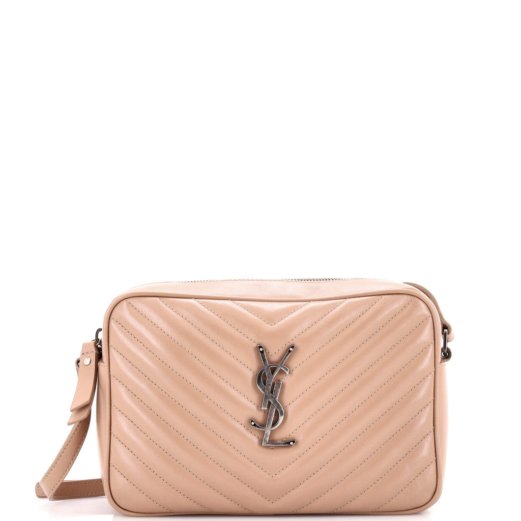Lou Camera Bag Matelasse Chevron Leather Small