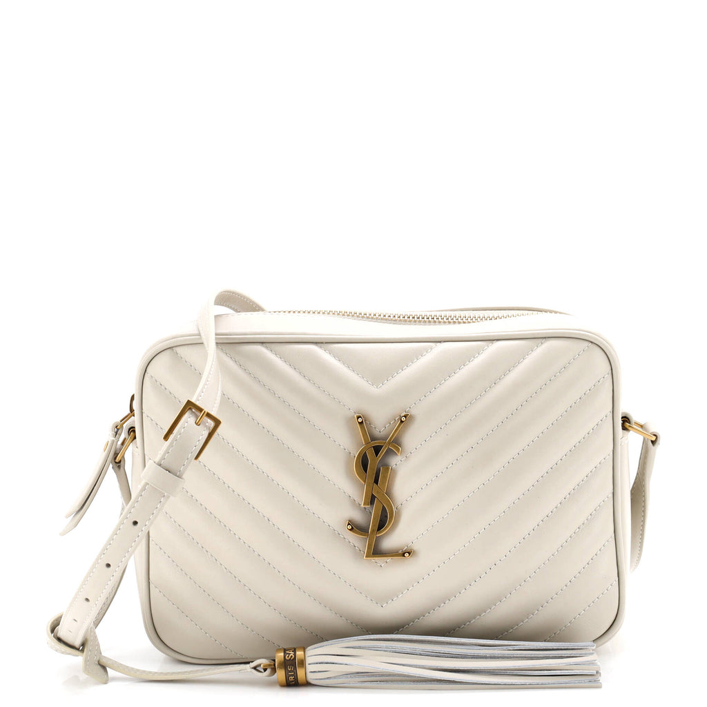 Lou Camera Bag Matelasse Chevron Leather Small
