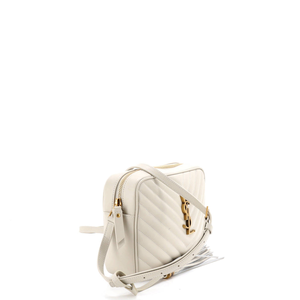 Lou Camera Bag Matelasse Chevron Leather Small
