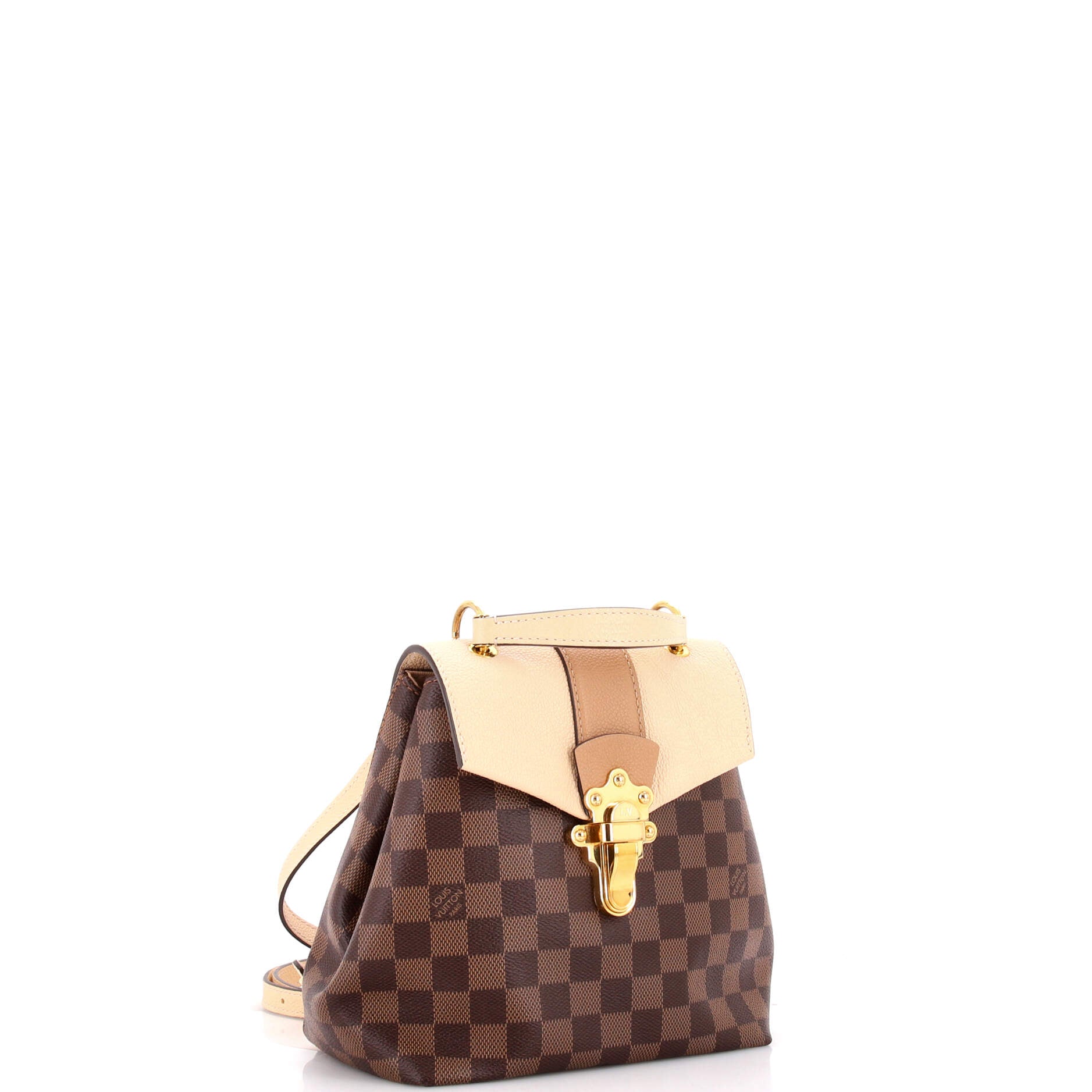 Clapton Backpack Damier and Leather