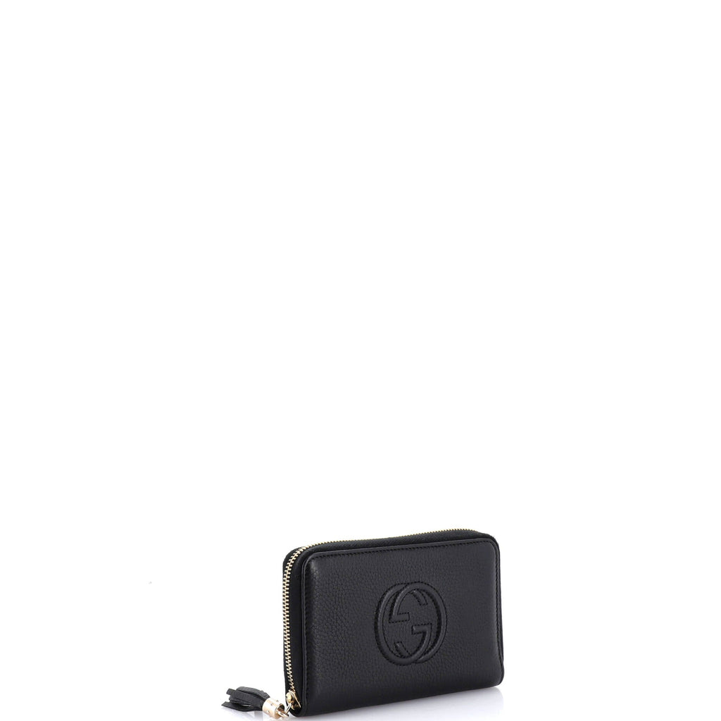 Soho Zip Around Wallet Leather Compact
