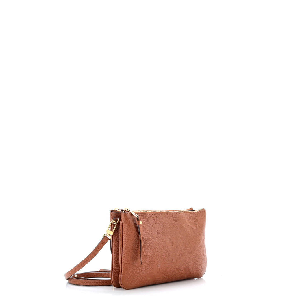Double Zip Pochette Monogram Empreinte Giant