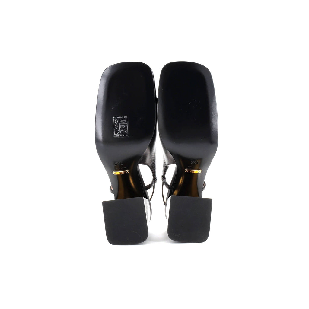 Women's Horsebit Slingback Pumps Leather
