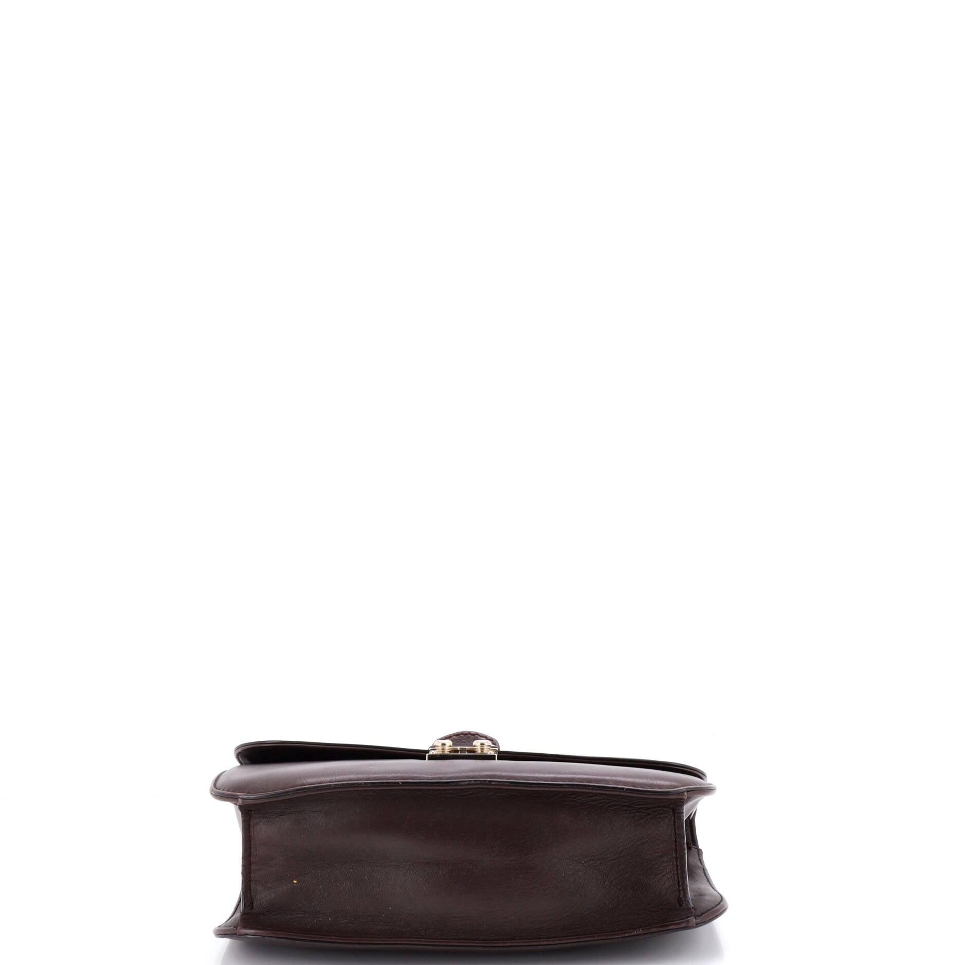 Glam Lock Shoulder Bag Leather Medium