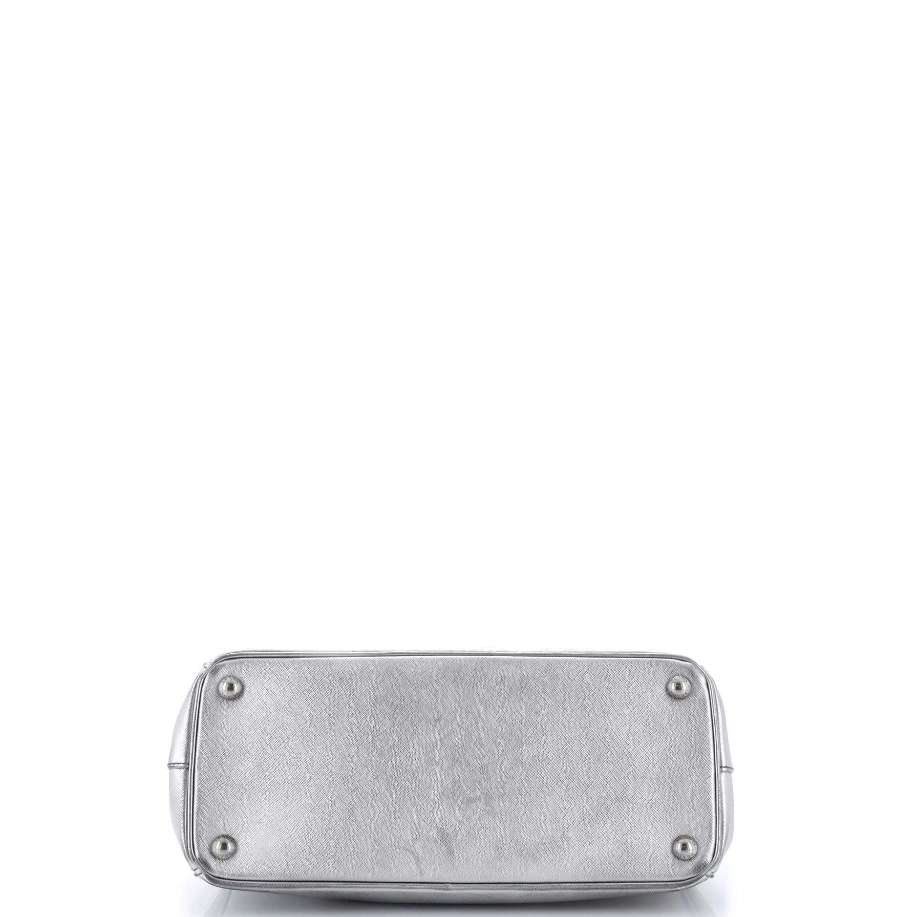 Double Zip Lux Tote Saffiano Leather Small