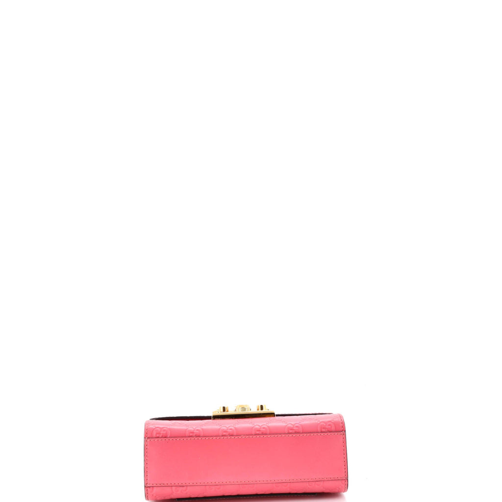 Padlock Shoulder Bag Guccissima Leather Small