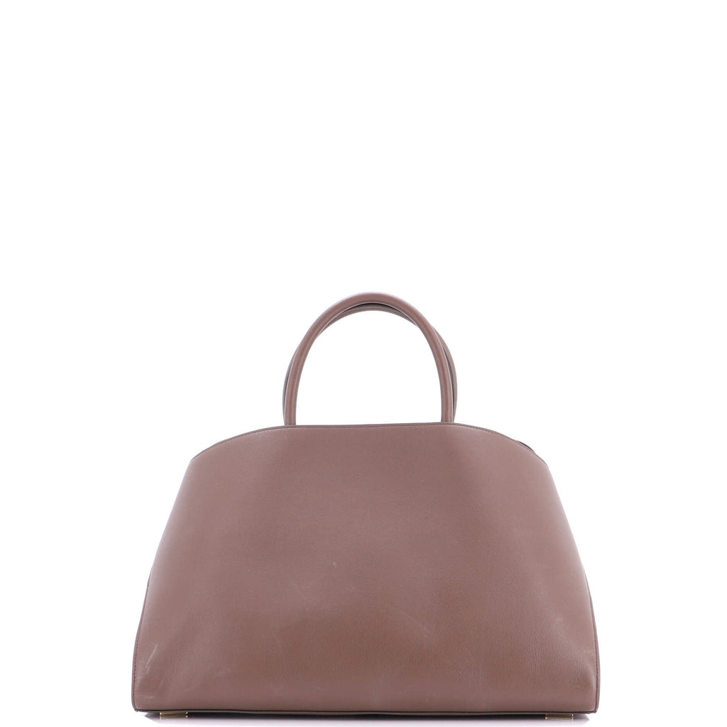 Hug Top Handle Bag Leather Large