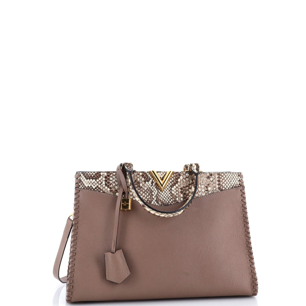 Very Zipped Tote Leather and Python