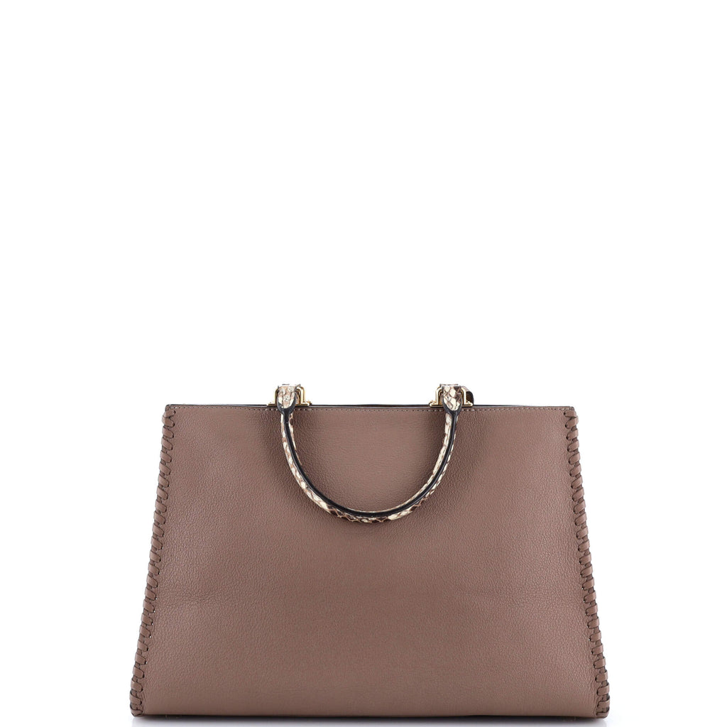Very Zipped Tote Leather and Python