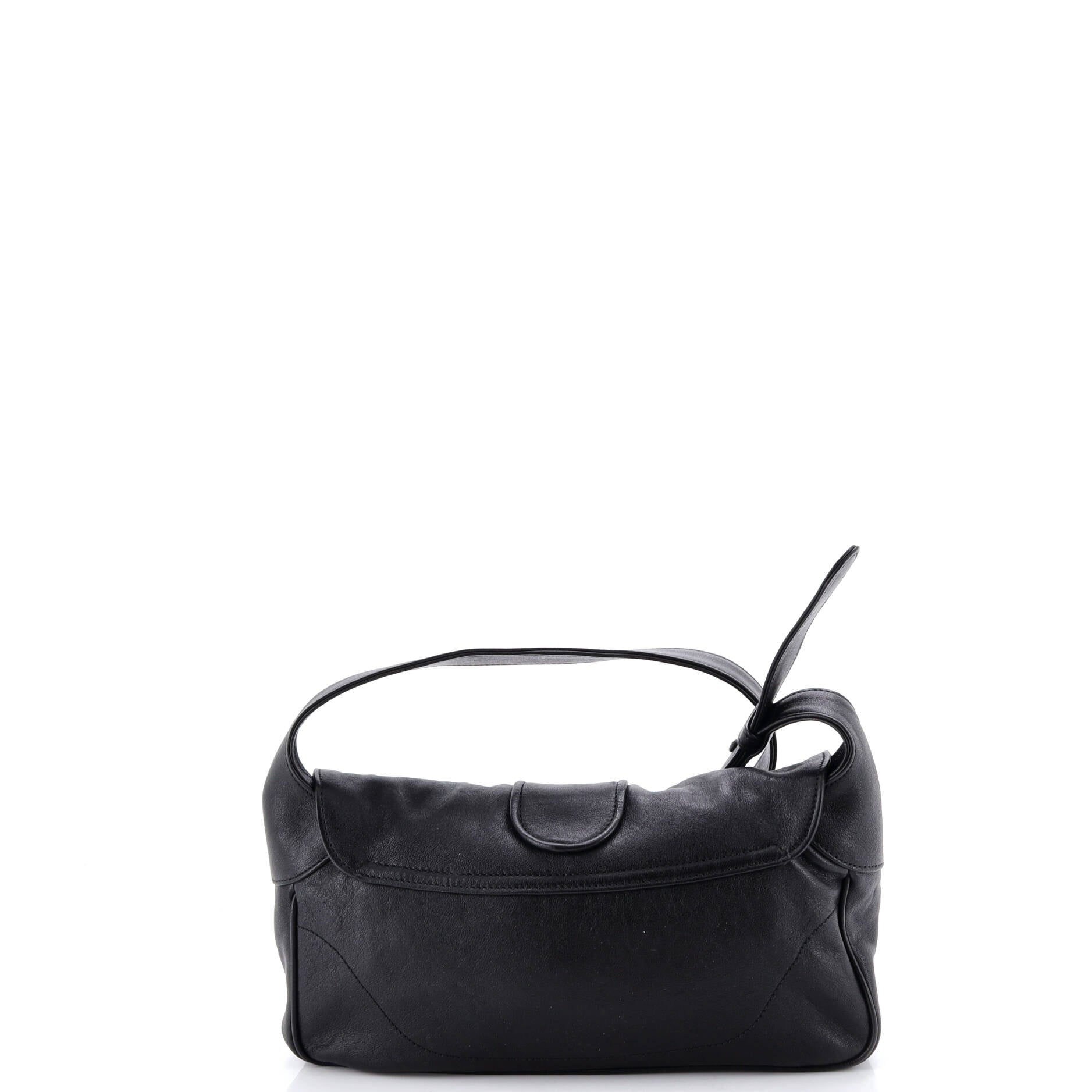 Monochrome Aphrodite Shoulder Bag Leather Small