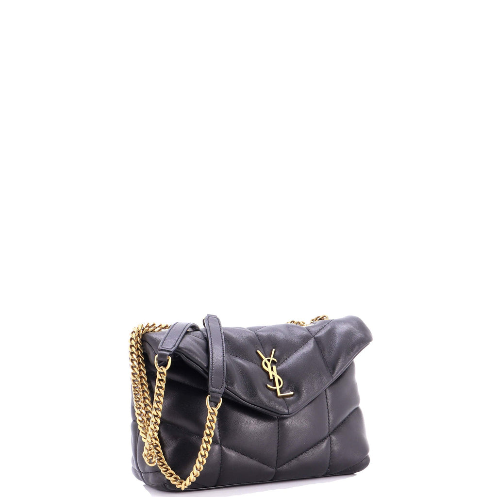 Loulou Puffer Shoulder Bag Quilted Leather Mini