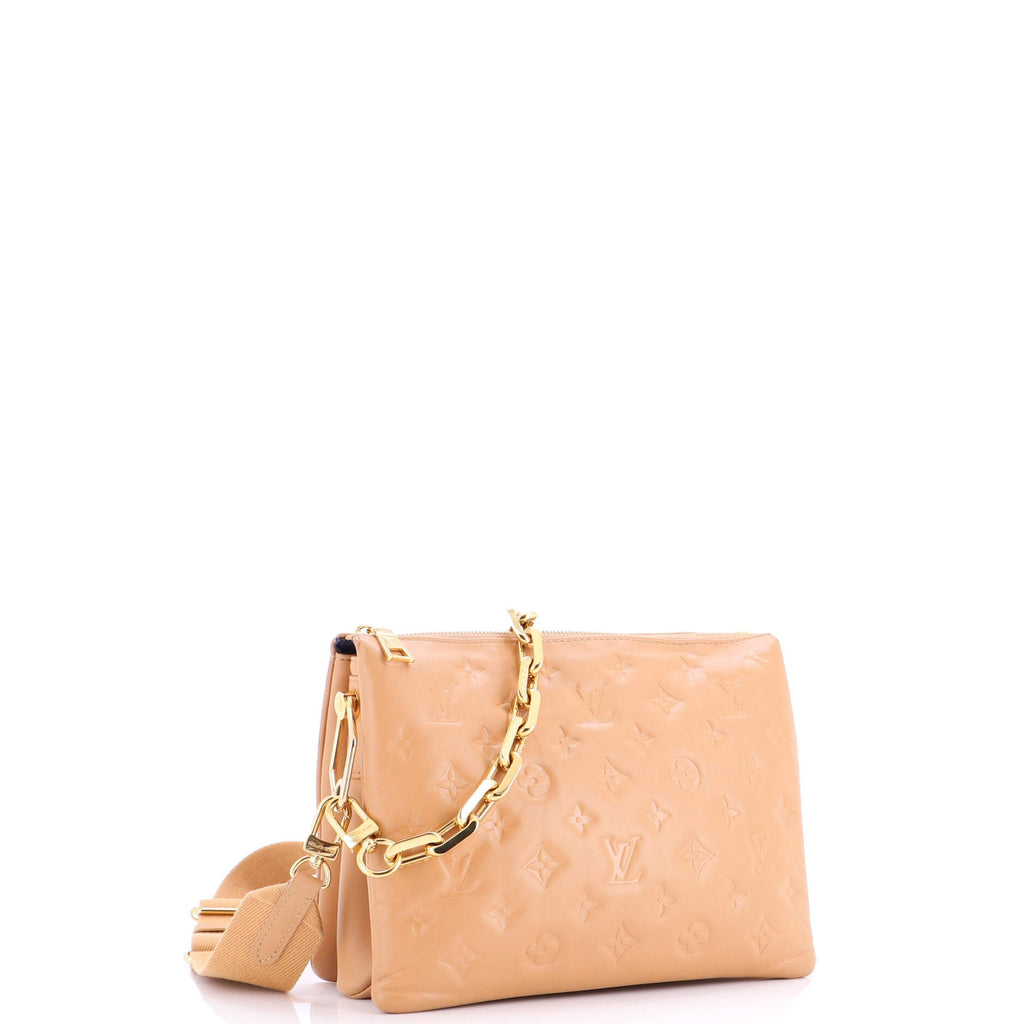 Coussin Bag Monogram Embossed Lambskin PM